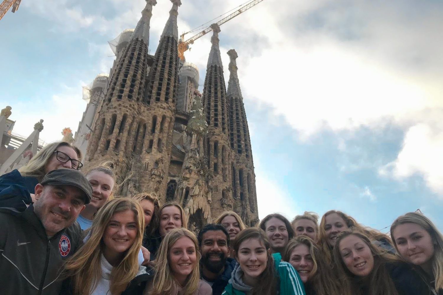 Touring La Sagrada Familia in Barcelona